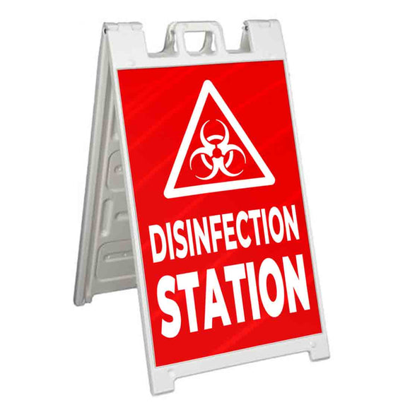 Disinfection Station A-Frame Signs, Decals, or Panels