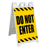 Do Not Enter A-Frame Signs, Decals, or Panels
