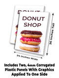 Donut Shop A-Frame Signs, Decals, or Panels