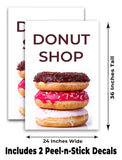 Donut Shop A-Frame Signs, Decals, or Panels