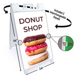 Donut Shop A-Frame Signs, Decals, or Panels