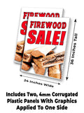 Dry Firewood Sale A-Frame Signs, Decals, or Panels