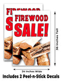 Dry Firewood Sale A-Frame Signs, Decals, or Panels