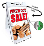 Dry Firewood Sale A-Frame Signs, Decals, or Panels