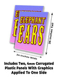 Elephant Ears A-Frame Signs, Decals, or Panels