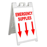Emergency Supplies A-Frame Signs, Decals, or Panels