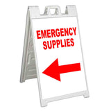 Emergency Supplies A-Frame Signs, Decals, or Panels