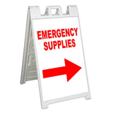 Emergency Supplies A-Frame Signs, Decals, or Panels
