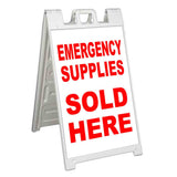 Emergency Supplies A-Frame Signs, Decals, or Panels