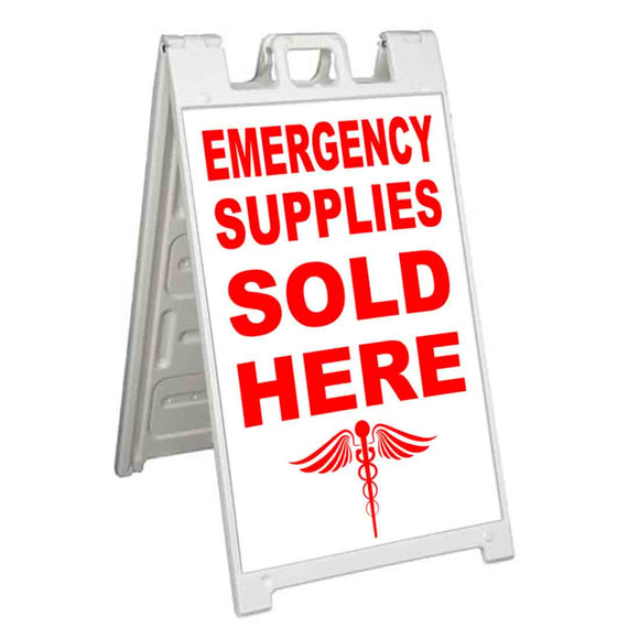 Emergency Supplies A-Frame Signs, Decals, or Panels