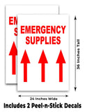 Emergency Supplies A-Frame Signs, Decals, or Panels