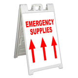 Emergency Supplies A-Frame Signs, Decals, or Panels