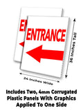 Entrance A-Frame Signs, Decals, or Panels