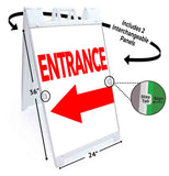 Entrance A-Frame Signs, Decals, or Panels