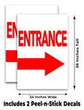 Entrance A-Frame Signs, Decals, or Panels