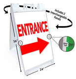 Entrance A-Frame Signs, Decals, or Panels