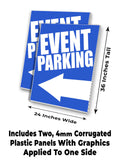 Event Parking A-Frame Signs, Decals, or Panels