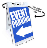 Event Parking A-Frame Signs, Decals, or Panels