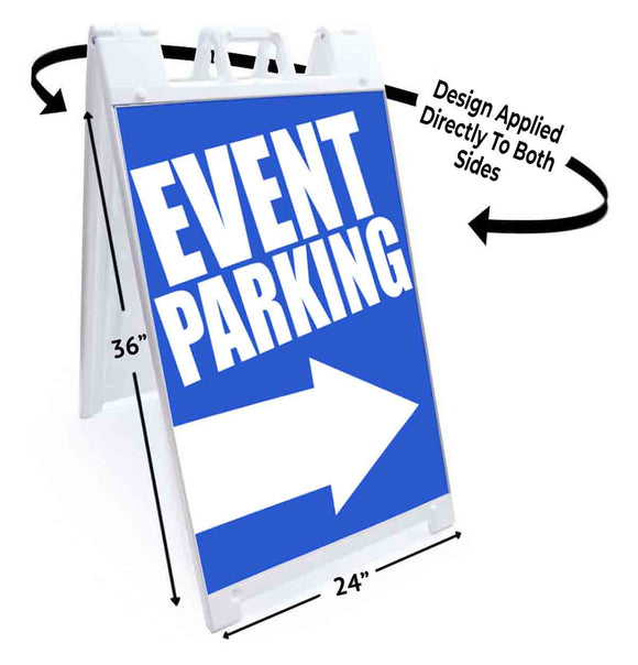 Event Parking A-Frame Signs, Decals, or Panels