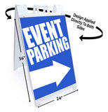 Event Parking A-Frame Signs, Decals, or Panels