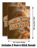 Everything Bagel Pretzel A-Frame Signs, Decals, or Panels