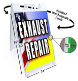 Exhaust Repair A-Frame Signs, Decals, or Panels