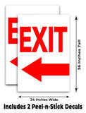 Exit A-Frame Signs, Decals, or Panels
