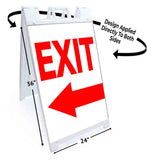 Exit A-Frame Signs, Decals, or Panels