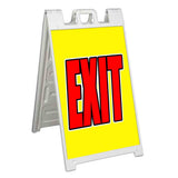 Exit A-Frame Signs, Decals, or Panels