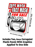 Mask A-Frame Signs, Decals, or Panels