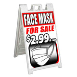 Mask A-Frame Signs, Decals, or Panels