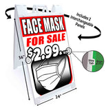 Mask A-Frame Signs, Decals, or Panels