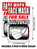 Mask Kids A-Frame Signs, Decals, or Panels
