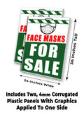 Masks For Sale A-Frame Signs, Decals, or Panels