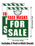 Masks For Sale A-Frame Signs, Decals, or Panels