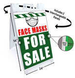 Masks For Sale A-Frame Signs, Decals, or Panels