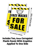 Masks For Sale A-Frame Signs, Decals, or Panels