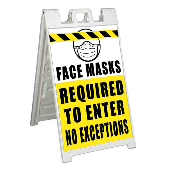 Masks To Enter A-Frame Signs, Decals, or Panels