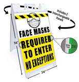 Masks To Enter A-Frame Signs, Decals, or Panels