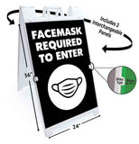 Facemask Required A-Frame Signs, Decals, or Panels