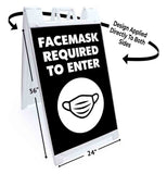 Facemask Required A-Frame Signs, Decals, or Panels