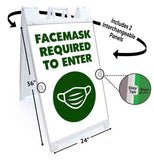 Facemask Required A-Frame Signs, Decals, or Panels