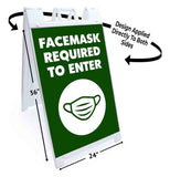 Facemask Required A-Frame Signs, Decals, or Panels
