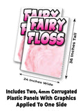 Fairy Floss A-Frame Signs, Decals, or Panels