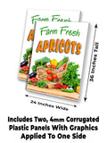 Farm Fresh Apricots A-Frame Signs, Decals, or Panels