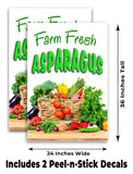 Farm Fresh Asparagus A-Frame Signs, Decals, or Panels