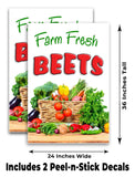 Farm Fresh Beets A-Frame Signs, Decals, or Panels
