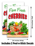 Farm Fresh Cherries A-Frame Signs, Decals, or Panels