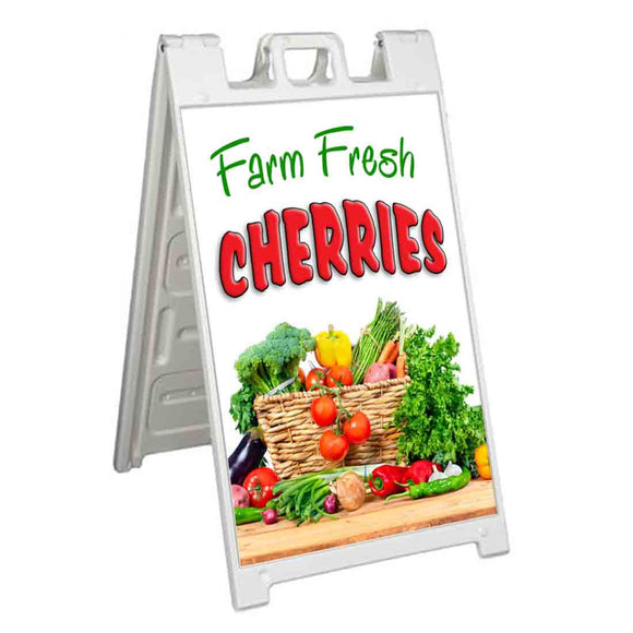 Farm Fresh Cherries A-Frame Signs, Decals, or Panels