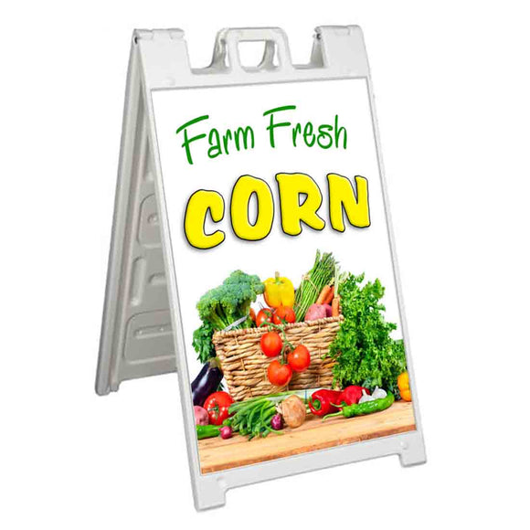 Farm Fresh Corn A-Frame Signs, Decals, or Panels